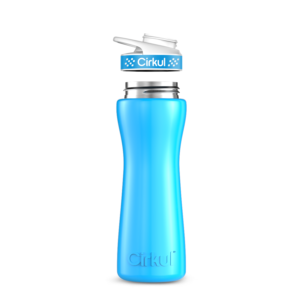 Custom 22oz. Stainless Steel Bottle & Comfort Grip Lid - US 7784