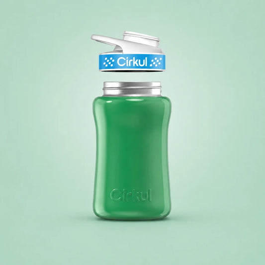 12oz. Stainless Steel Bottle & Comfort Grip Lid - US 2100