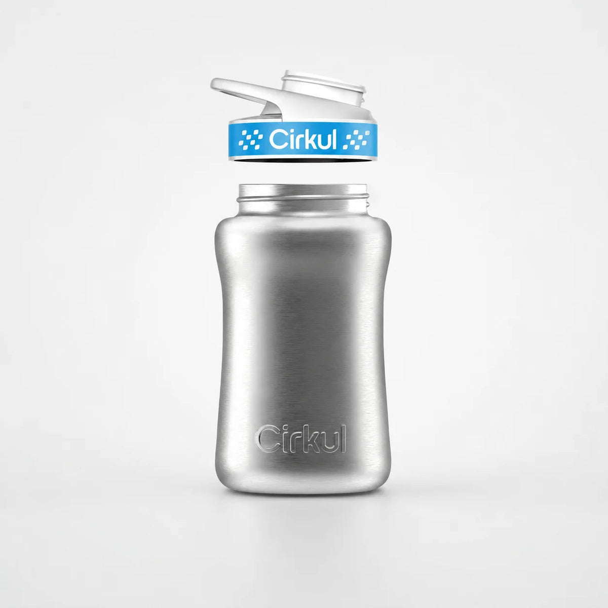 12oz. Stainless Steel Bottle & Comfort Grip Lid - US 9756