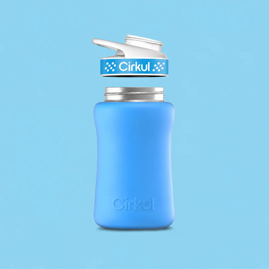 12oz. Stainless Steel Bottle & Comfort Grip Lid - US 8738
