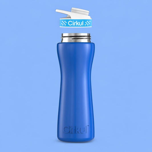 22oz. Stainless Steel Bottle & Comfort Grip Lid - US 6649