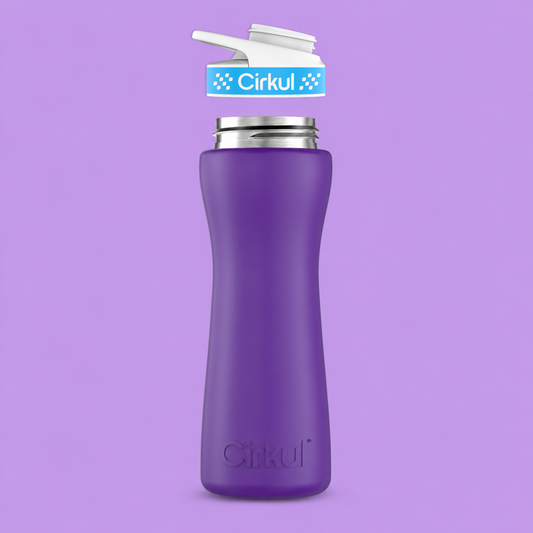 22oz. Stainless Steel Bottle & Comfort Grip Lid - US 3283