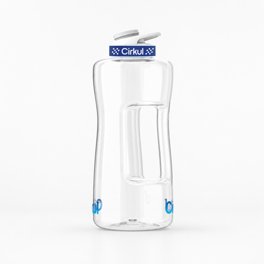 62oz. Plastic Bottle & Comfort Grip Lid - US 3515