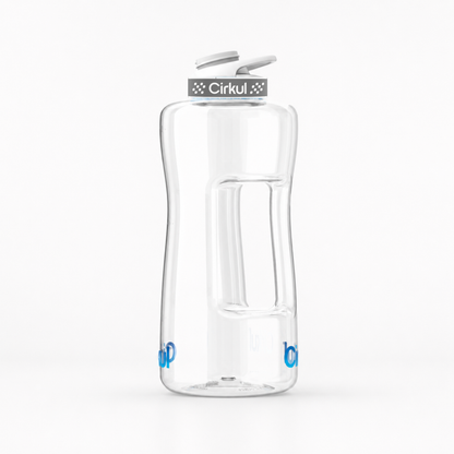 62oz. Plastic Bottle & Comfort Grip Lid - US 8406