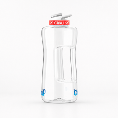 62oz. Plastic Bottle & Comfort Grip Lid - US 3253