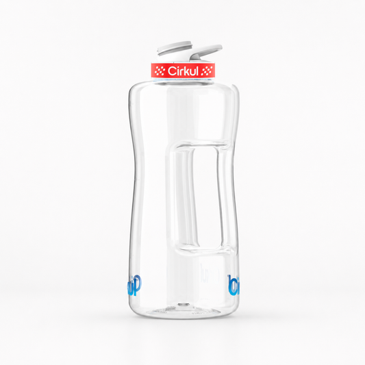 62oz. Plastic Bottle & Comfort Grip Lid - US 3253
