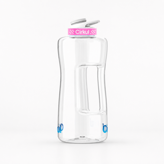 62oz. Plastic Bottle & Comfort Grip Lid - US 3537