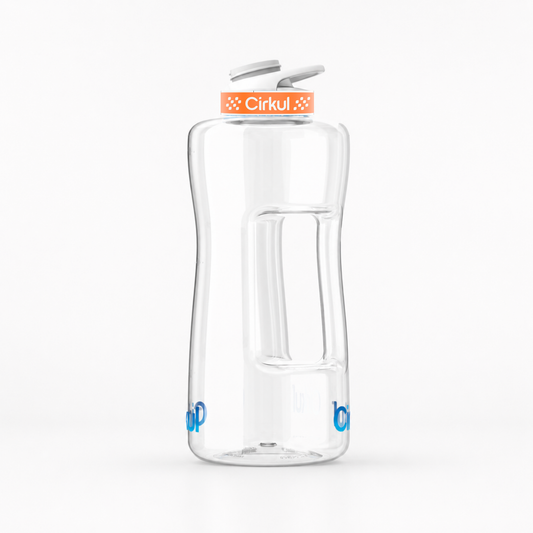 62oz. Plastic Bottle & Comfort Grip Lid - US 4592