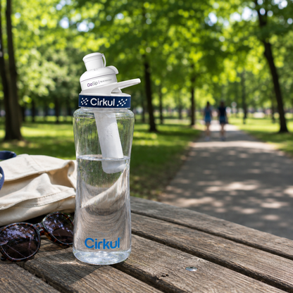 32oz. Plastic Bottle & Comfort Grip Lid - US 5585