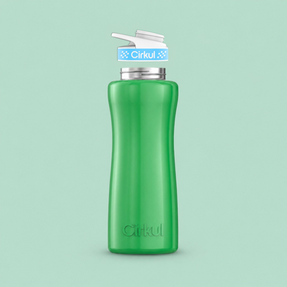 32oz. Stainless Steel Bottle & Comfort Grip Lid - US 2519