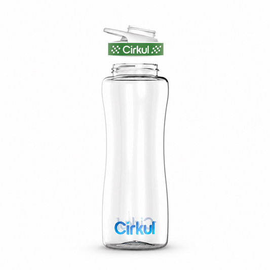 32oz. Plastic Bottle & Comfort Grip Lid - US 2046