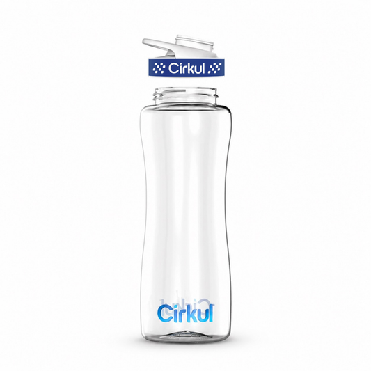 32oz. Plastic Bottle & Comfort Grip Lid - US 5585