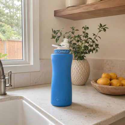 32oz. Stainless Steel Bottle & Comfort Grip Lid - US 7145