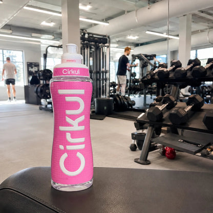 32oz. Grip Squeeze® Plastic Bottle & Sport Lid - US 0396