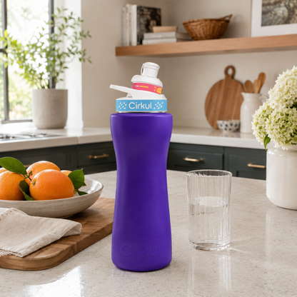 22oz. Stainless Steel Bottle & Comfort Grip Lid - US 3283