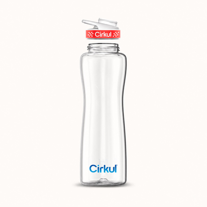 42oz. Plastic Bottle & Comfort Grip Lid - US 0200