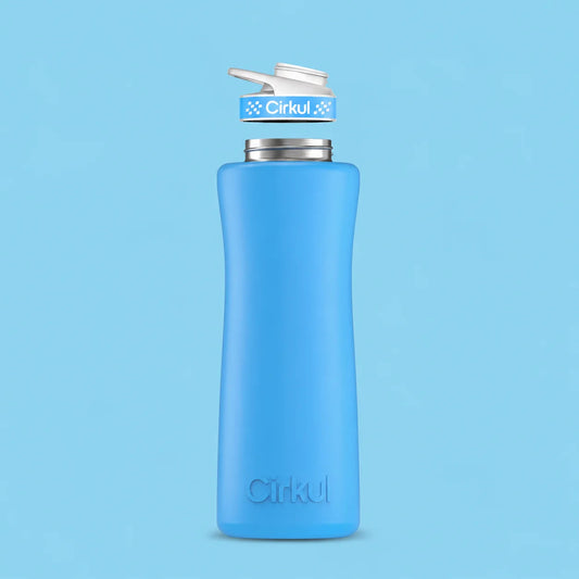 42oz. Stainless Steel Bottle & Comfort Grip Lid - US 6067