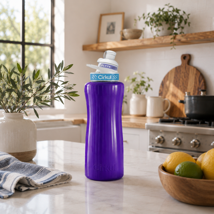 32oz. Stainless Steel Bottle & Comfort Grip Lid - US 9124