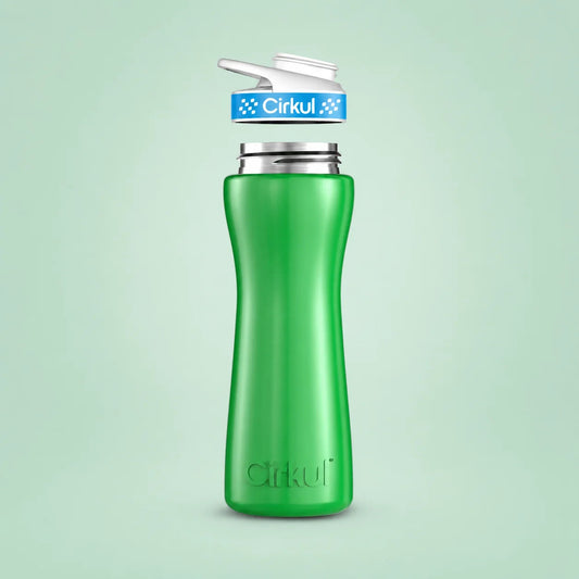 22oz. Stainless Steel Bottle & Comfort Grip Lid - US 4941