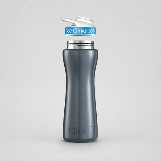 22oz. Stainless Steel Bottle & Comfort Grip Lid - US 0038