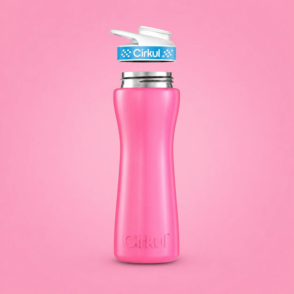 22oz. Stainless Steel Bottle & Comfort Grip Lid - US 1460