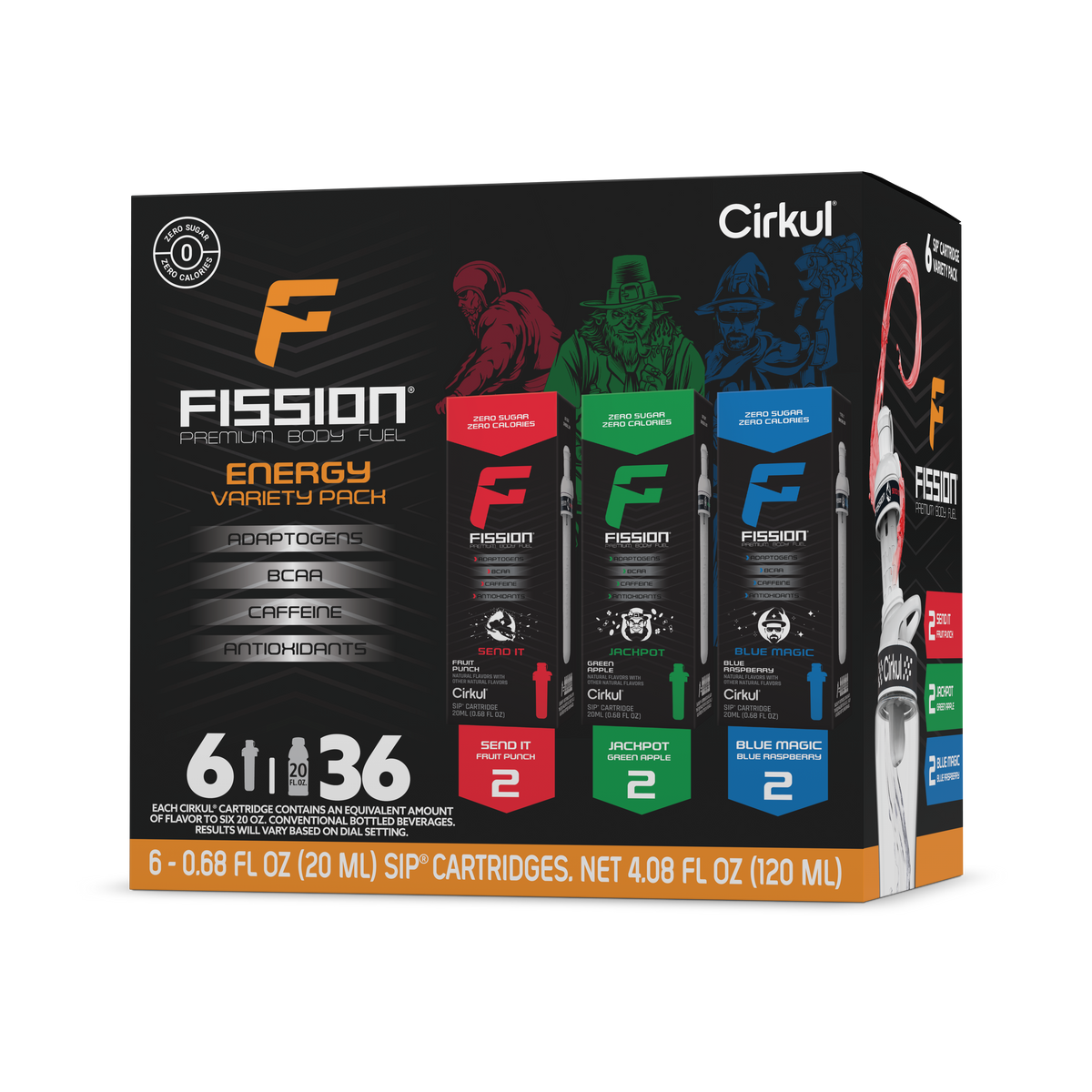 Fission® 6-Pack Variety Pack - US 6443