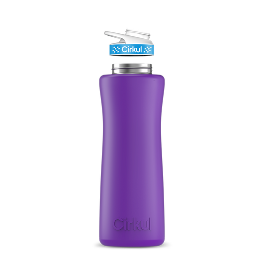 42oz. Stainless Steel Bottle & Comfort Grip Lid - US 9442