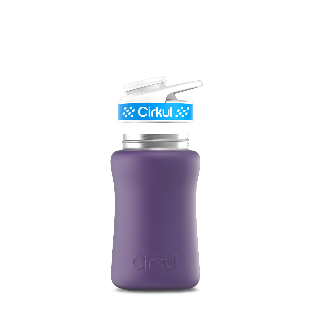 12oz. Stainless Steel Bottle & Comfort Grip Lid - US 7114