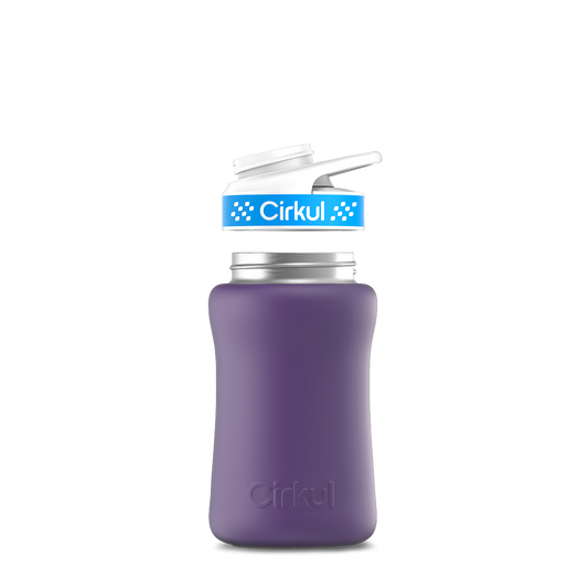 12oz. Stainless Steel Bottle & Comfort Grip Lid - US 7114