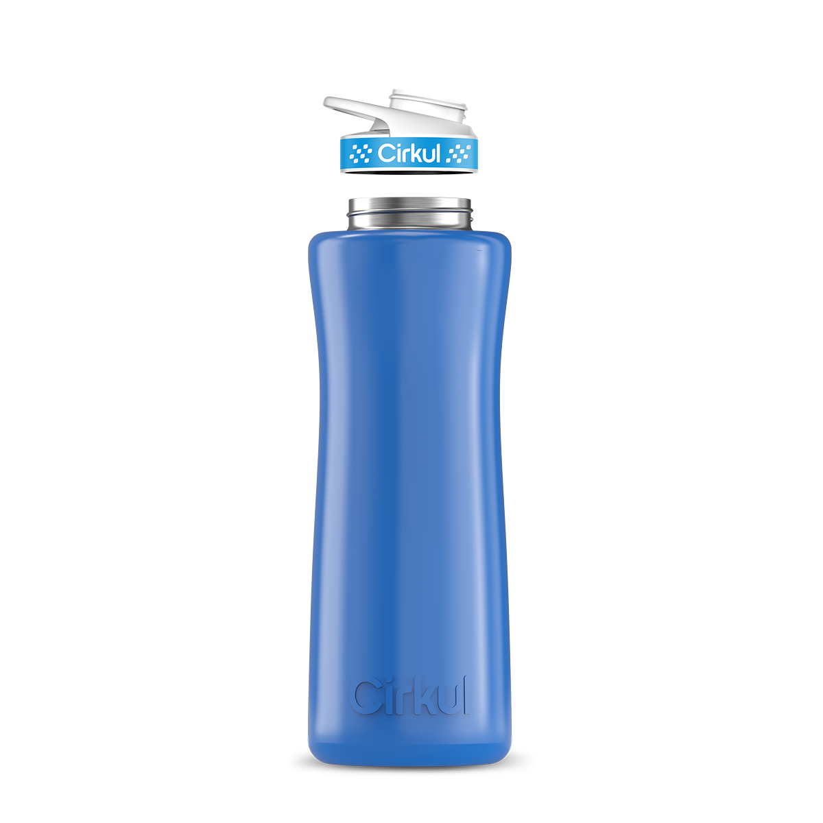 42oz. Stainless Steel Bottle & Comfort Grip Lid - US 1787