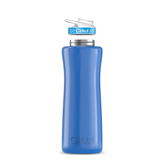 42oz. Stainless Steel Bottle & Comfort Grip Lid - US 1787
