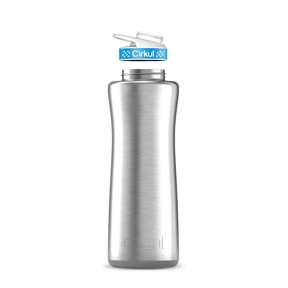 42oz. Stainless Steel Bottle & Comfort Grip Lid - US 3233