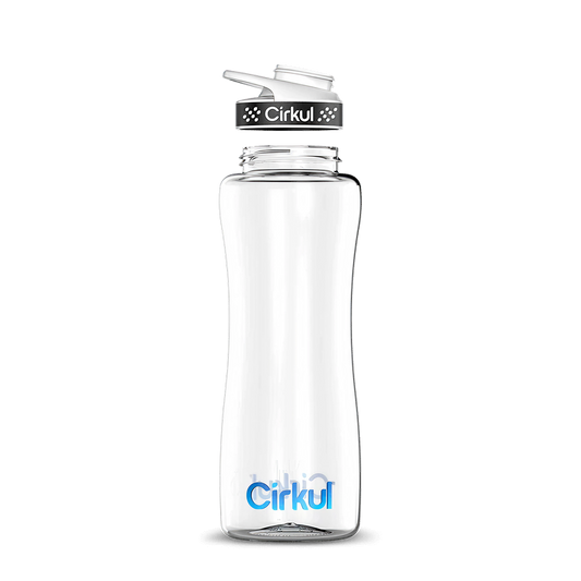 Custom 32oz. Plastic Bottle & Comfort Grip Lid - US 8318