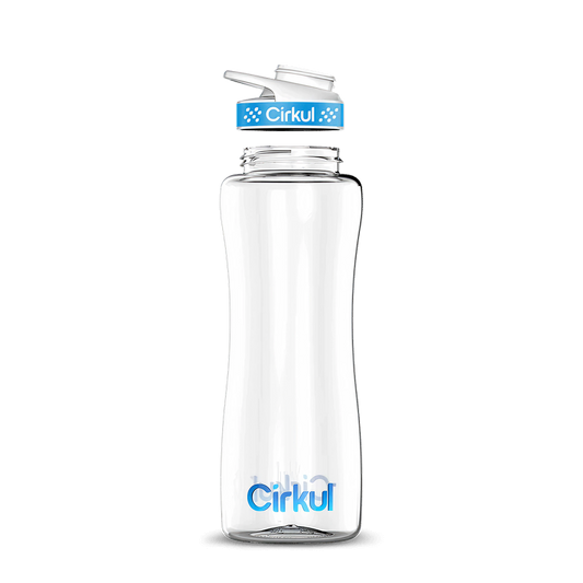 Custom 32oz. Plastic Bottle & Comfort Grip Lid - US 3276