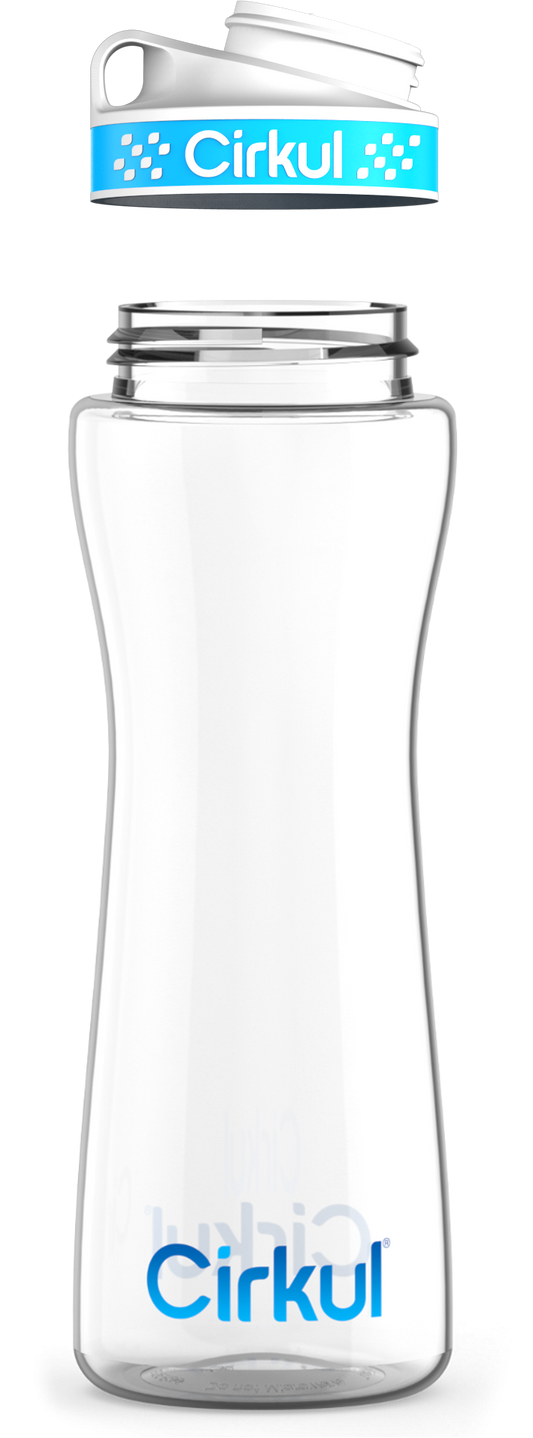 Custom 22oz. Plastic Bottle & Comfort Grip Lid - US 0844