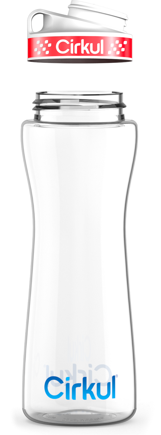 Custom 22oz. Plastic Bottle & Comfort Grip Lid - US 4052